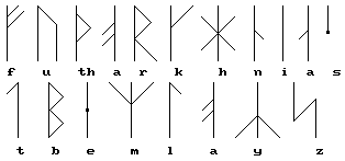Dänische Runen ca. 1100