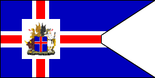 Isländische Präsidentenflagge